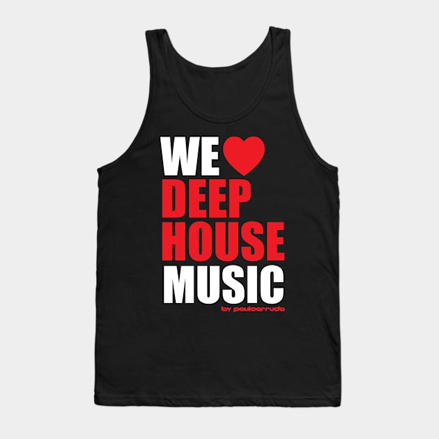 DEEP HOUSE N Tank Top by Paulo Arruda